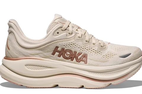 HOKA Bondi 9 "Oat Milk Rose Gold" Heren schoenen