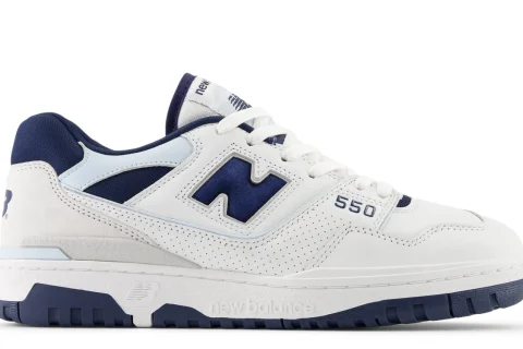 New Balance 550 "White nb navy quarry blue" Heren schoenen