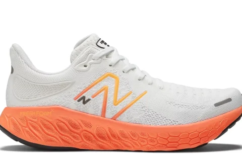 New Balance Fresh Foam X 1080v12 "White neon dragonfly hot marigold" Heren schoenen