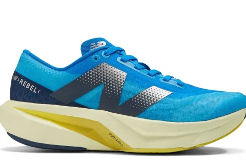 New Balance FuelCell Rebel v4 "Spice blue limelight blue oasis" Dames schoenen