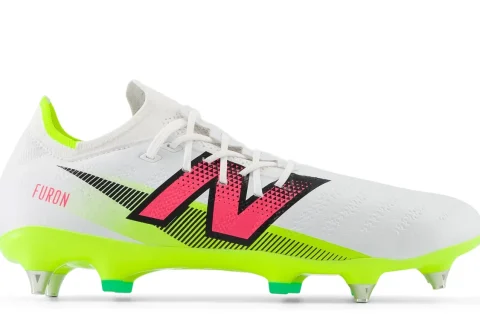 New Balance FURON PRO SG V7+ "White hi-lite black" Heren schoenen