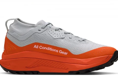 Nike ACG Zegama Trail GORE-TEX "Light Silver Safety Orange Zwart Summit White" Dames schoenen