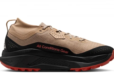Nike ACG Zegama Trail GORE-TEX "Linen Light Crimson Light Orewood Brown Zwart" Heren schoenen