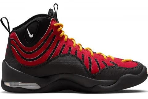 Nike Air Bakin High SP "Varsity Red Varsity Maize Zwart Wit" Schoenen