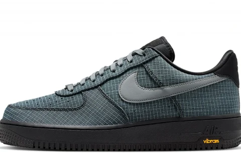 Nike Air Force 1 ’07 LX Vibram® "Zwart Light Lemon Twist Speed Yellow Smoke Grey" Heren schoenen