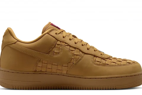 Nike Air Force 1 Low Retro Premium "Wheat Sail Team Red" Heren schoenen