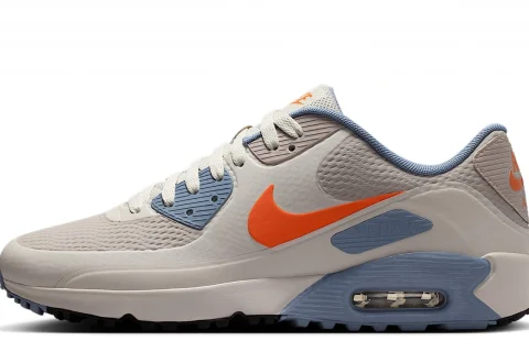 Nike Air Max 90 G "Moon Particle Light Bone Ashen Slate Safety Orange" Schoenen