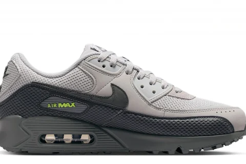 Nike Air Max 90 Premium "Light Smoke Grey Smoke Grey Volt Iron Grey" Heren schoenen
