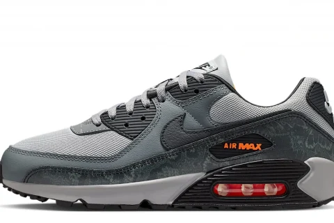 Nike Air Max 90 Premium "Meerkleurig Hyper Crimson Zwart" Heren schoenen