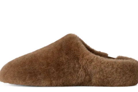 UGG Elea Fluffed-instapper "Light Bronze" Dames schoenen