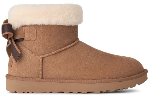 UGG Mini Bailey DuaBow "Chestnut" Dames schoenen