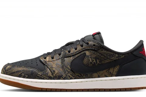 Nike Air Jordan 1 Low OG 'Laser' "Zwart Summit White Varsity Red" Schoenen