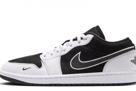 Nike Air Jordan 1 Low SE "Zwart Wit Anthracite" Heren schoenen