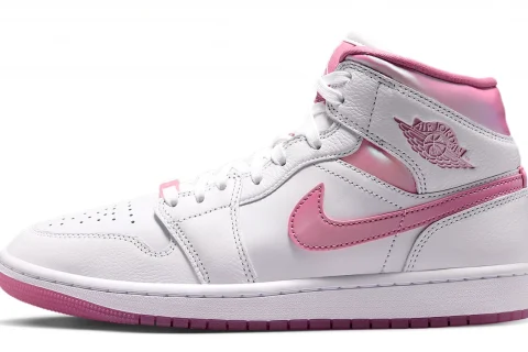Nike Air Jordan 1 Mid SE "Wit Desert Berry" Dames schoenen