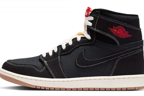 Nike Air Jordan 1 Retro High OG Flight Club "Zwart Sail Gum Medium Brown University Red" Heren schoenen