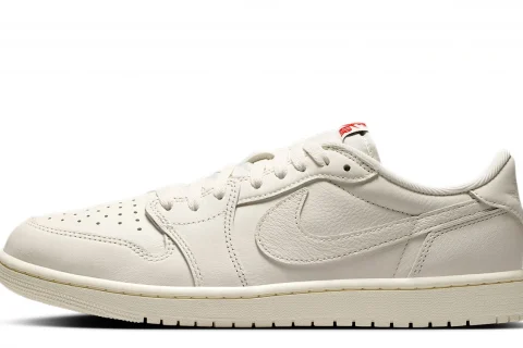 Nike Air Jordan 1 Retro Low "Sail University Red" Heren schoenen