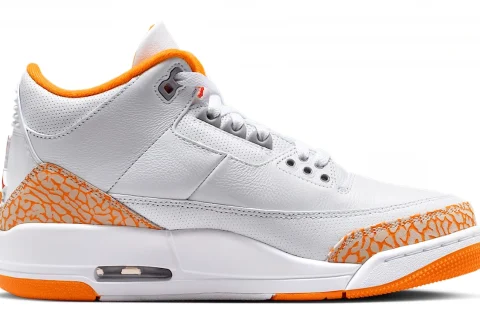 Nike Air Jordan 3 Retro 'Sport Renaissance' "Wit Cement Grey Fire Red Meerkleurig" Dames schoenen