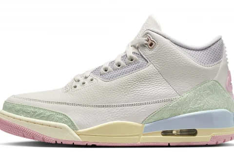 Nike Air Jordan 3 'World's Best' "Sail Aura Iced Carmine Jade Aura" Heren schoenen