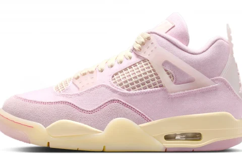 Nike Air Jordan 4 Retro 'Pearl Pink and Iced Carmine' "Pearl Pink Coconut Milk Muslin Iced Carmine" Dames schoenen