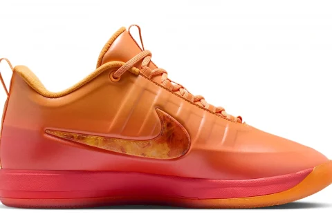Nike Book 2 'Tigers' "Sundial Zwart Safety Orange Medium Ash" Schoenen