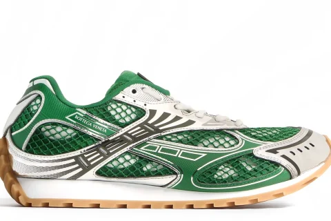 Bottega Veneta Men's Orbit "Bark green shamrock" Heren schoenen