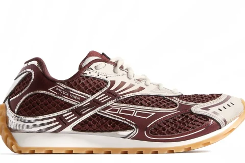 Bottega Veneta Men's Orbit "Barolo silver" Heren schoenen