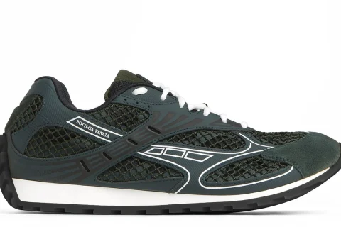 Bottega Veneta Men's Orbit "Dark green" Heren schoenen