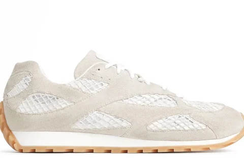 Bottega Veneta Men's Orbit "Sea salt" Heren schoenen
