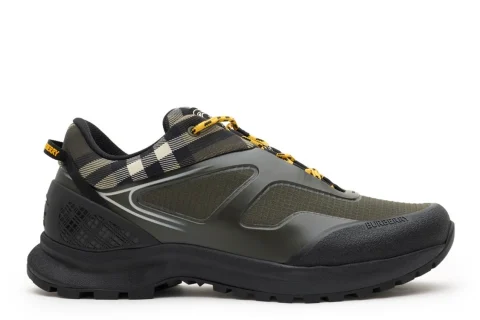 Burberry Check and Mesh Discover Sneakers​ "Thicket green" Heren schoenen