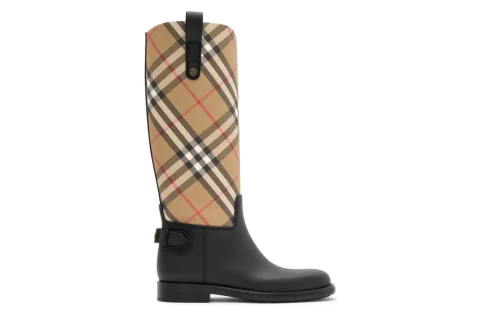 Burberry Check Cavalier Outdoor Boots "Archive beige" Dames schoenen