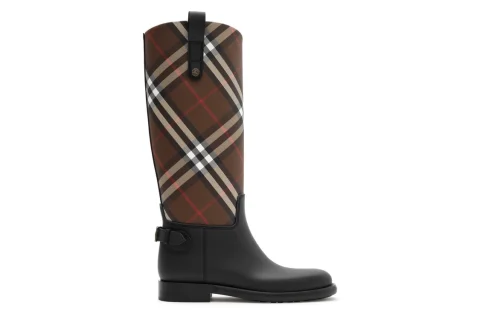 Burberry Check Cavalier Outdoor Boots "Tobacco brown" Dames schoenen