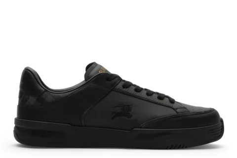 Burberry Leather and Nylon Harrow Sneakers​ "Anthracite black iron grey" Heren schoenen