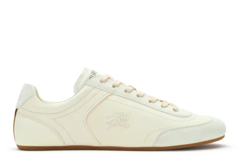 Burberry Leather Knight Runner Sneakers​ "Dove beige" Heren schoenen
