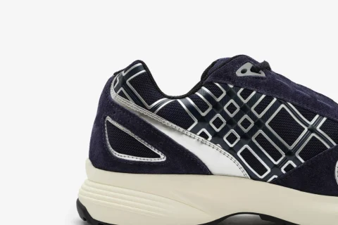 Burberry Suede Nylon Eclipse "Phantom blue" Heren schoenen