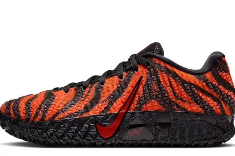 Nike Ja 3 'Animal Pack' "Safety Orange University Red Zwart" Schoenen