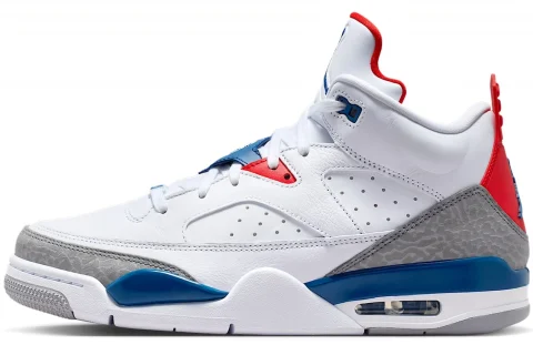 Nike Jordan Son of Mars Low "Wit Varsity Red Light Smoke Grey True Blue" Heren schoenen