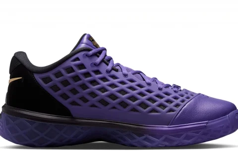 Nike Kobe 3 Low Protro x FC Barcelona "Zwart Electro Purple Metallic Gold" Schoenen