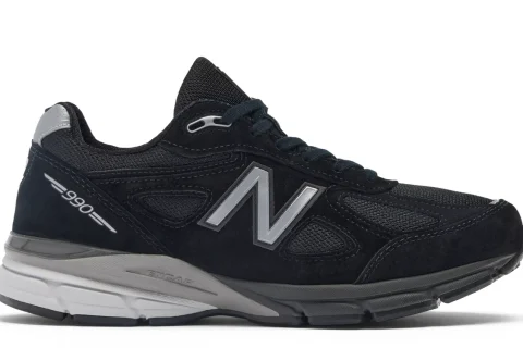 New Balance Made in USA 990v4 Core "Black grey white" Schoenen