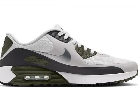Nike Air Max 90 G "Wit Medium Olive Vast Grey Metallic Silver" Schoenen