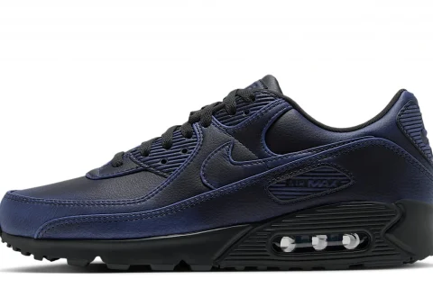 Nike Air Max 90 Premium "Dark Smoke Grey University Blue" Heren schoenen