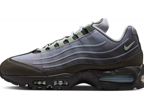 Nike Air Max 95 Big Bubble Tech "Medium Ash Wolf Grey Metallic Silver Steam" Heren schoenen