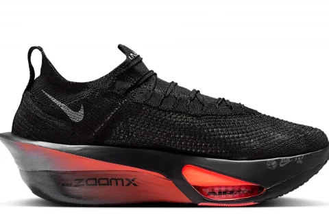 Nike Alphafly 3 "Zwart Bright Crimson Wolf Grey Metallic Silver" Heren schoenen