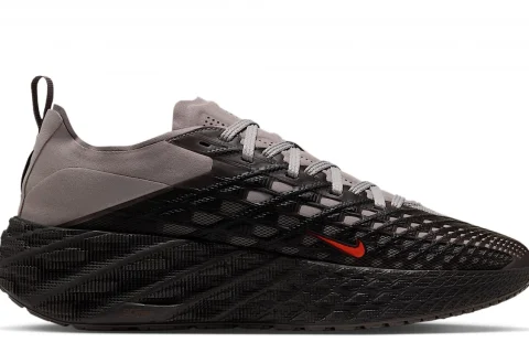 Nike Ava Edge "College Grey Dark Smoke Grey Total Orange Zwart" Heren schoenen