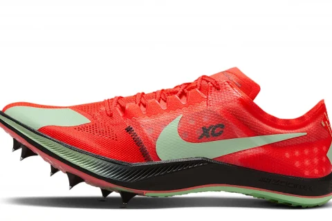Nike Dragonfly XC "Bright Crimson Zwart Metallic Silver Vapor Green" Schoenen