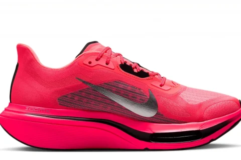 Nike Pegasus Plus 2 "Flash Crimson Zwart Light Smoke Grey Metallic Silver" Heren schoenen