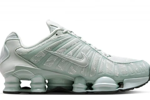 Nike Shox TL "Light Silver Newsprint" Heren schoenen