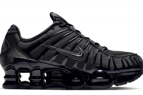 Nike Shox TL "Zwart Metallic Hematite Max Orange" Dames schoenen