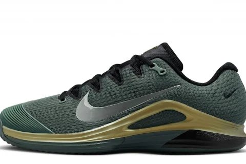 Nike Vapor 12 PRM "Camo Green Metallic Gold Zwart Pure Platinum" Heren schoenen