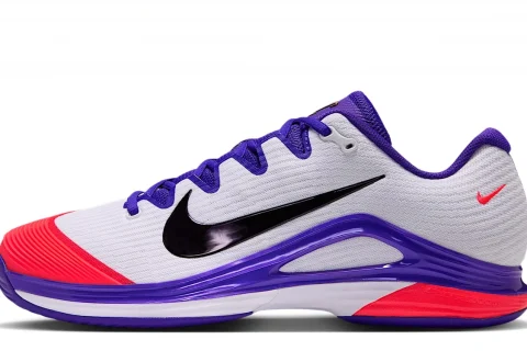 Nike Vapor 12 PRM "Wit Dark Concord Bright Crimson Burgundy Ash" Heren schoenen