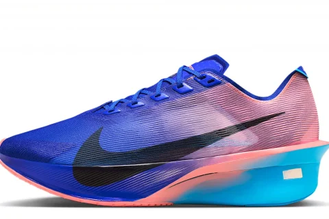 Nike Vaporfly 4 "Racer Blue Blue Lightning Atomic Pink Wit" Heren schoenen